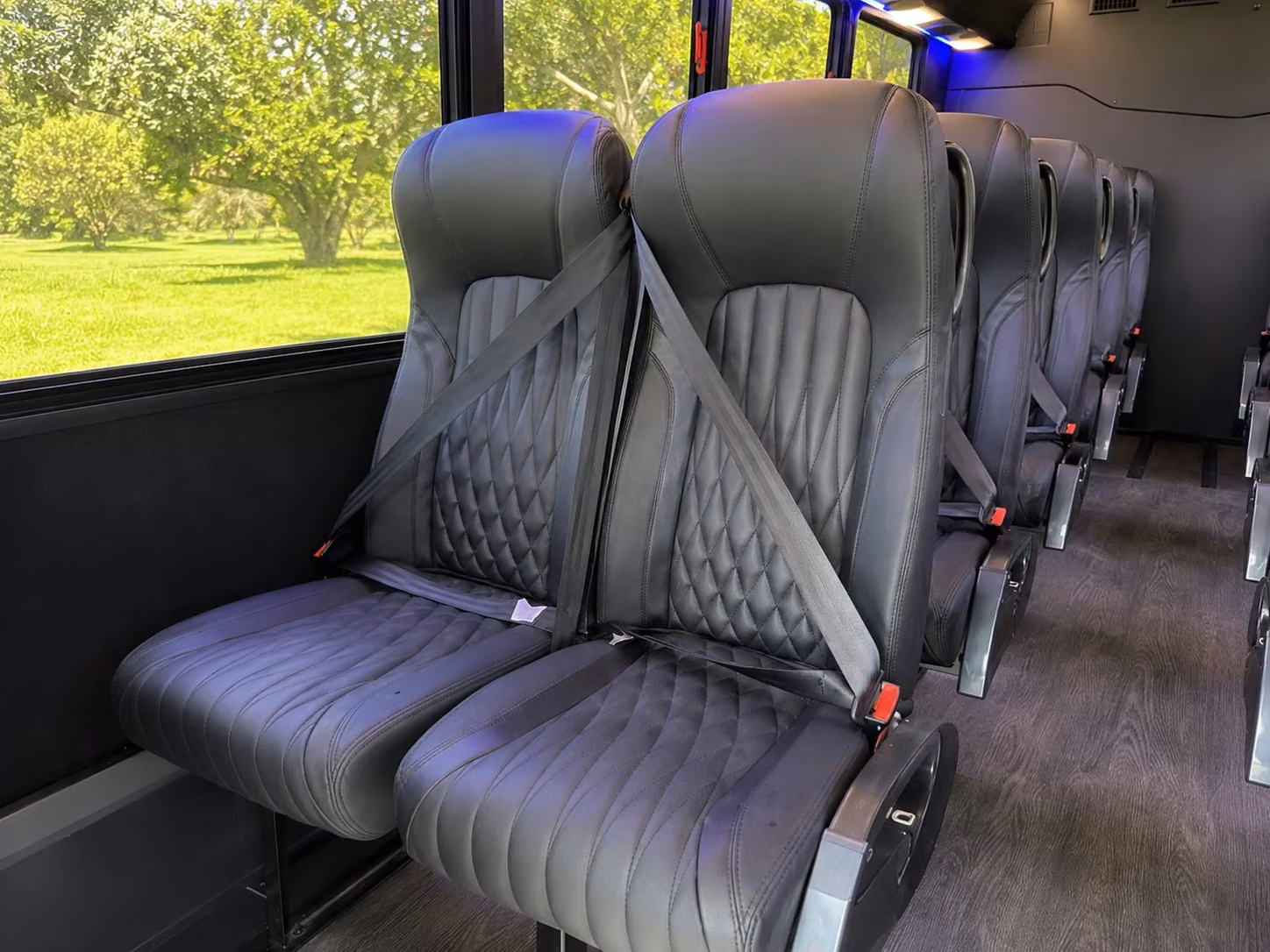 15 passenger minibus inside