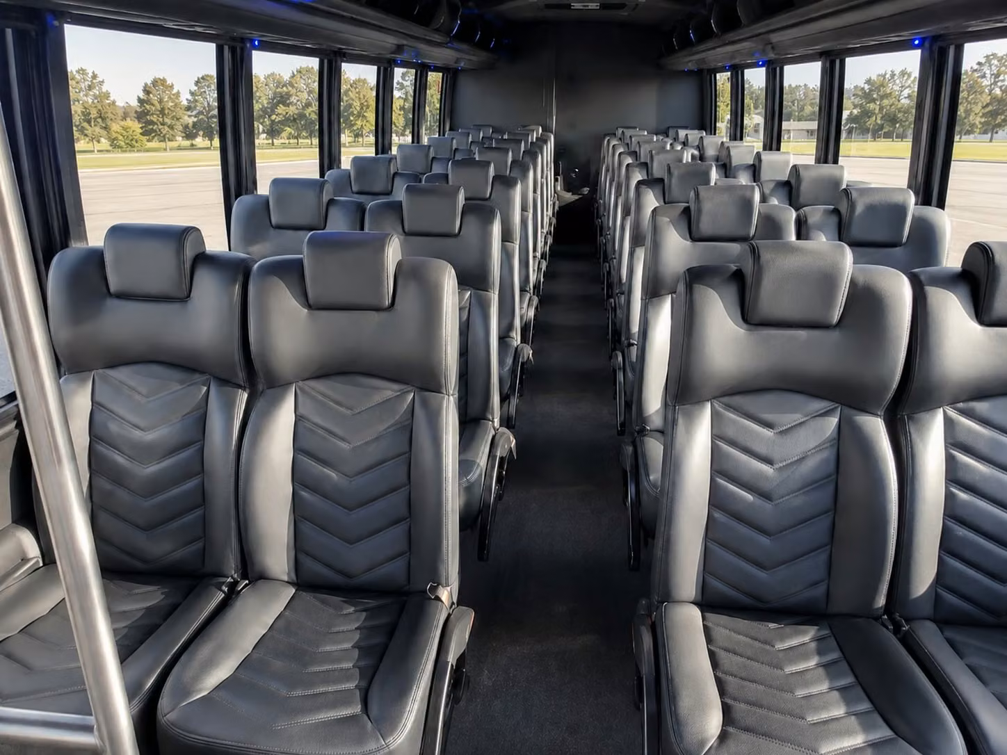 15 passenger minibus interior