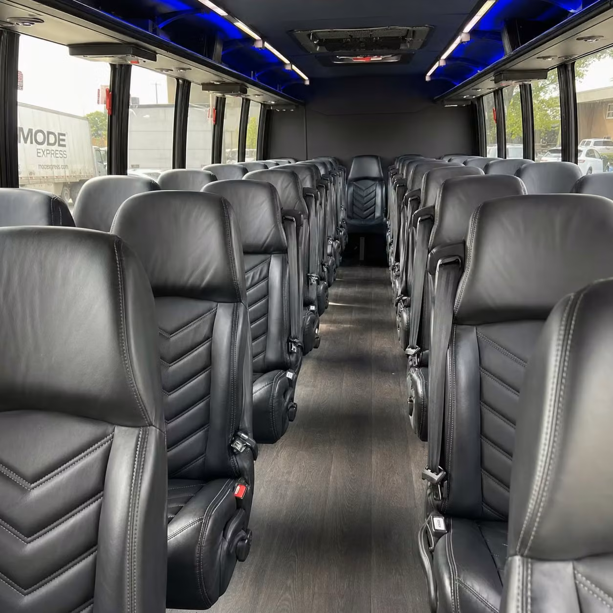 35 passenger minibus inside