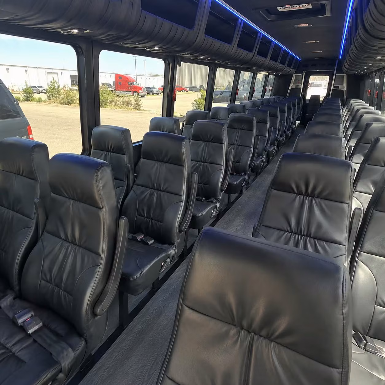35 passenger minibus interior