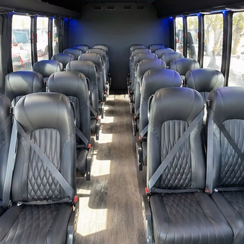minibus and charter bus rentals for queen creek youth groups at schnepf farms